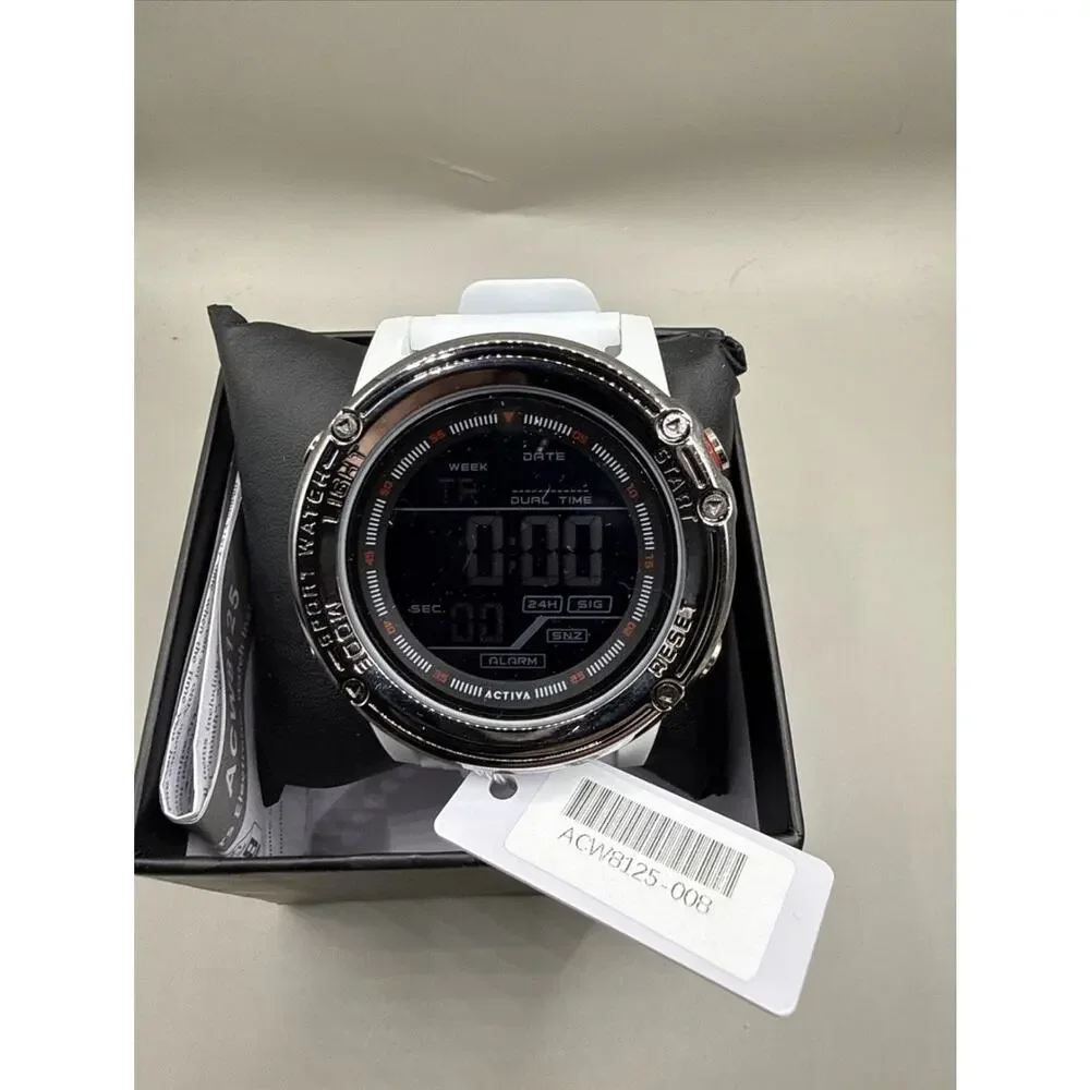 ACW8125-008 - Activa Voyager of Time X Invicta Men's Digital Watch - 52mm, White